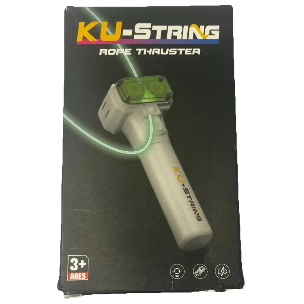String Rope Glow in The Dark‎ String Rope Launcher Luminous Portable Tik-Tok toy